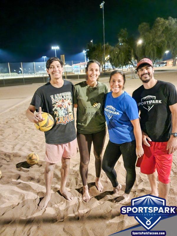 Volleyball Sun Reverse Co-ed 2v2 - A/B Champions