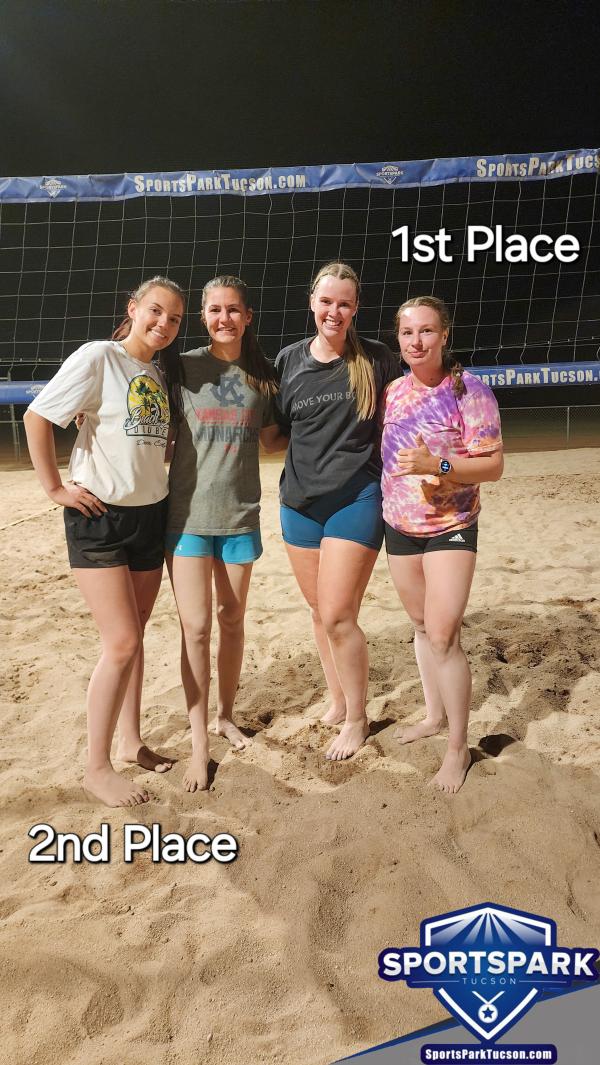 Volleyball Tue Women's 2v2  Champions