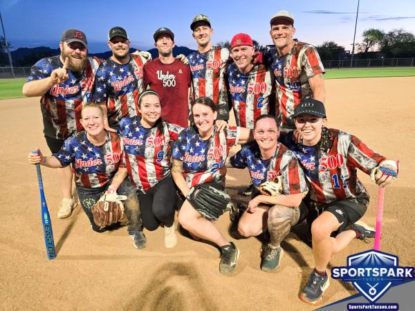 Softball Sun Co-ed 10v10 - E/Rec Champions