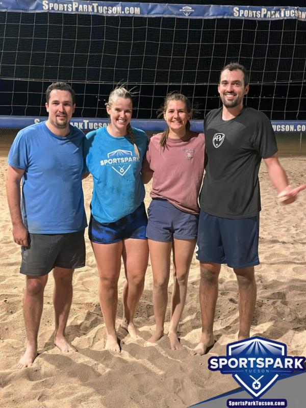 Volleyball Wed Co-ed 4v4 - A/B Champions