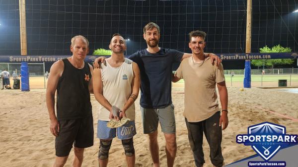 May 18th Sand Volleyball Tournament Men's 4v4 - A/B Champions