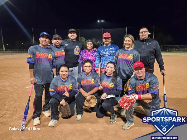 Softball Sun Co-ed 10v10 - E/Rec Champions
