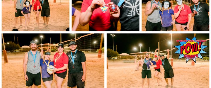 Superhero All-Nighter 4v4 Sand Volleyball Champs!