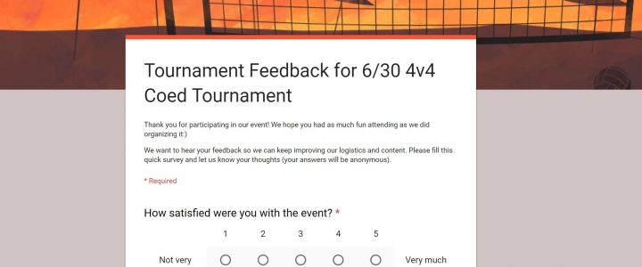 6/30 Tournament Feedback