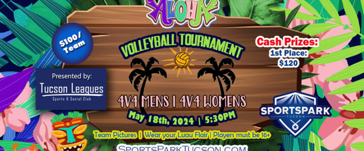 May 18th Sand Volleyball Tournament Men’s & Women’s 4v4